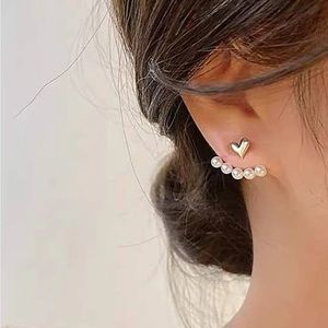 Pearl Ear Jacket Earrings NEW